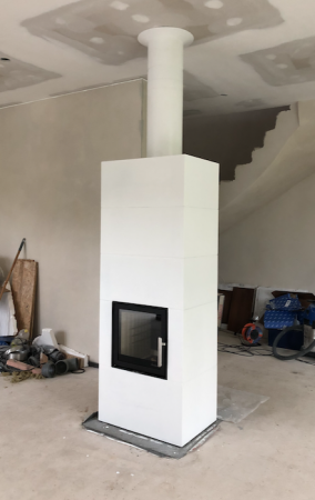 svislý kouřovod Schiedel Permeter Smooth white